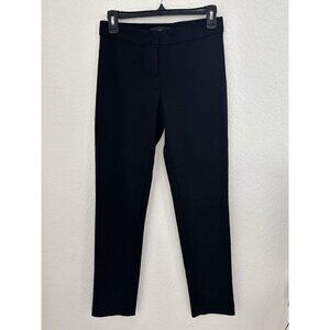 Amanda + Chelsea Point Knit Ankle Slim Pants Size 2 Black Grunge‎ Goth Lagenlook